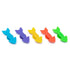 Light Gray Rainbow Spinners for maths games and activities