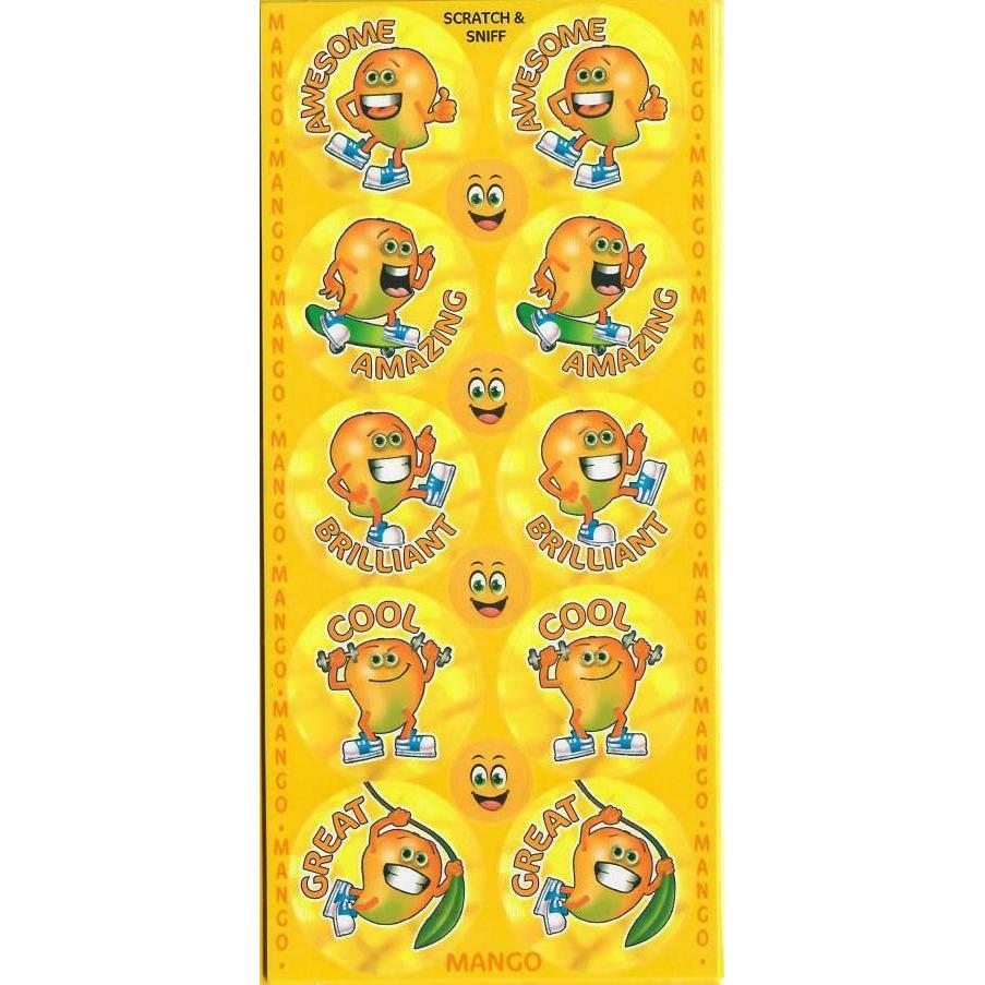 Goldenrod Mixed Pack Scratch n Sniff Stickers - 8 designs available - 84 stickers per pack