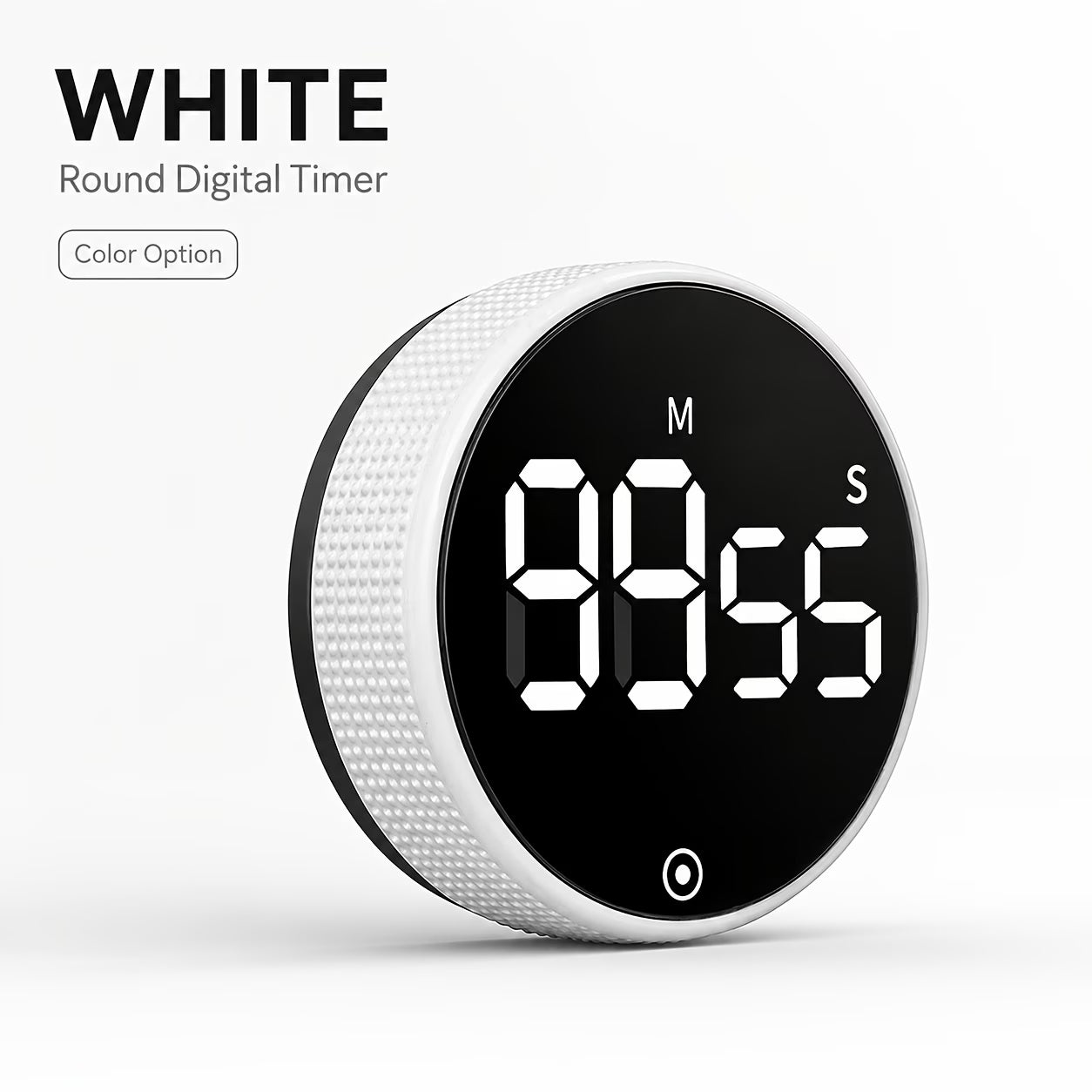 White Digital Countdown Timer