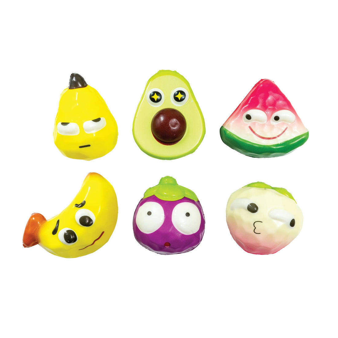 12 Pack Mini Squishy Fruit Toys