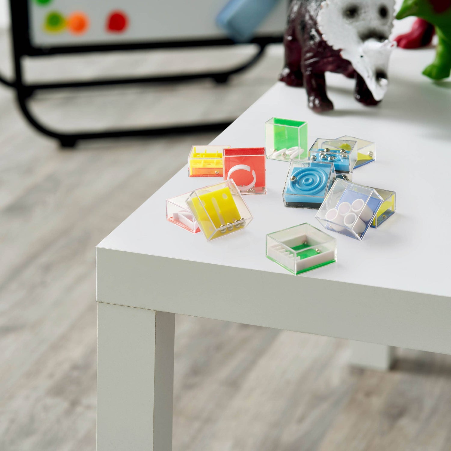 12 Mini Maze Puzzle Cube Game Brain Teasers, Party Toy