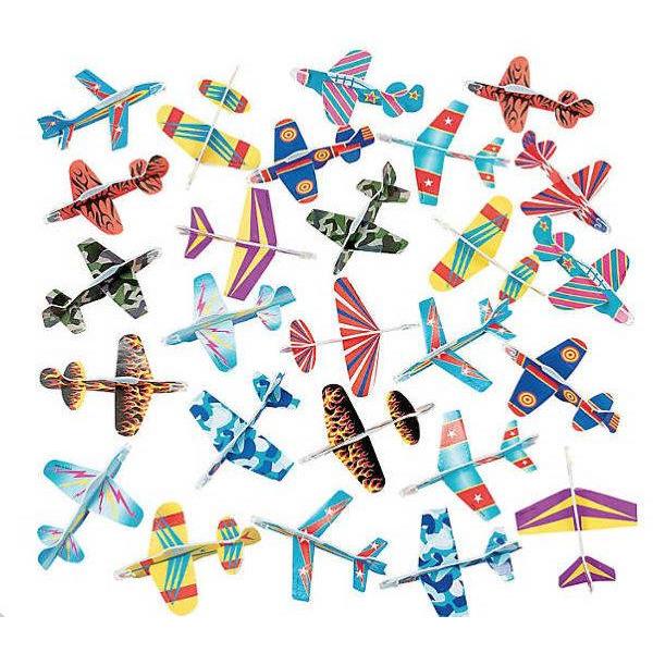 cleverclassroom-net-au - 12 Pack Foam Gliders - Assorted shapes and colours - Toys & Incentives