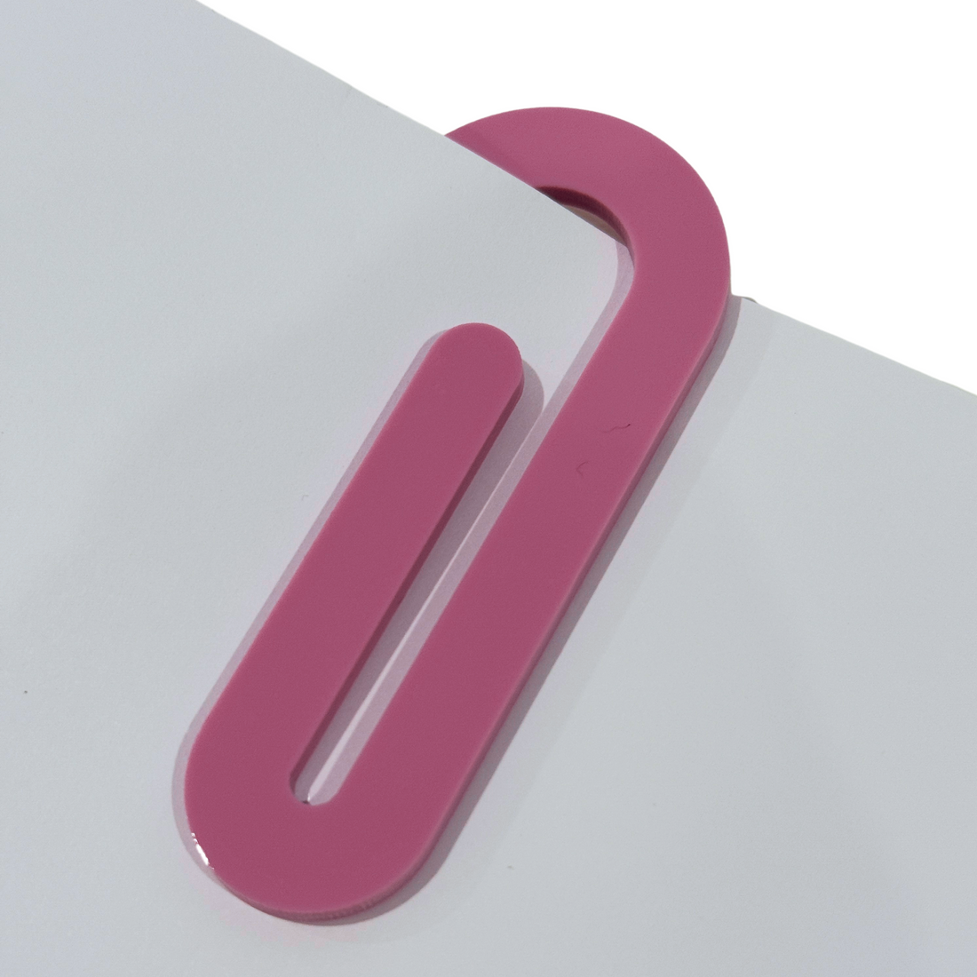 Jumbo Paperclips - set of 5 - Glitter Pink