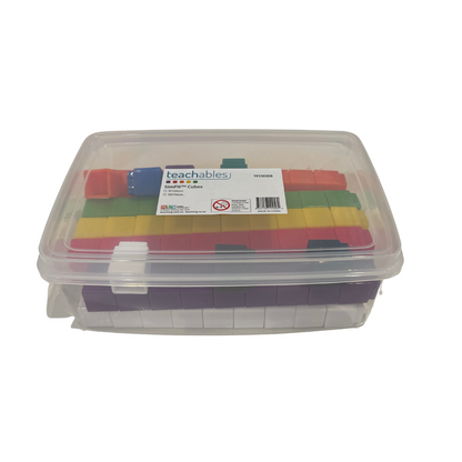 100 pcs Sim Fit Unifix cubes for maths games and activities