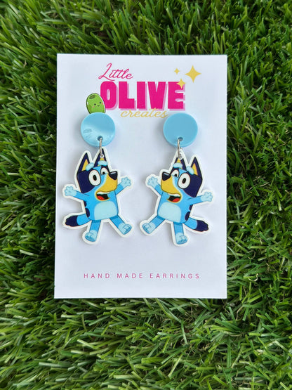 Bluey Dangle Earrings
