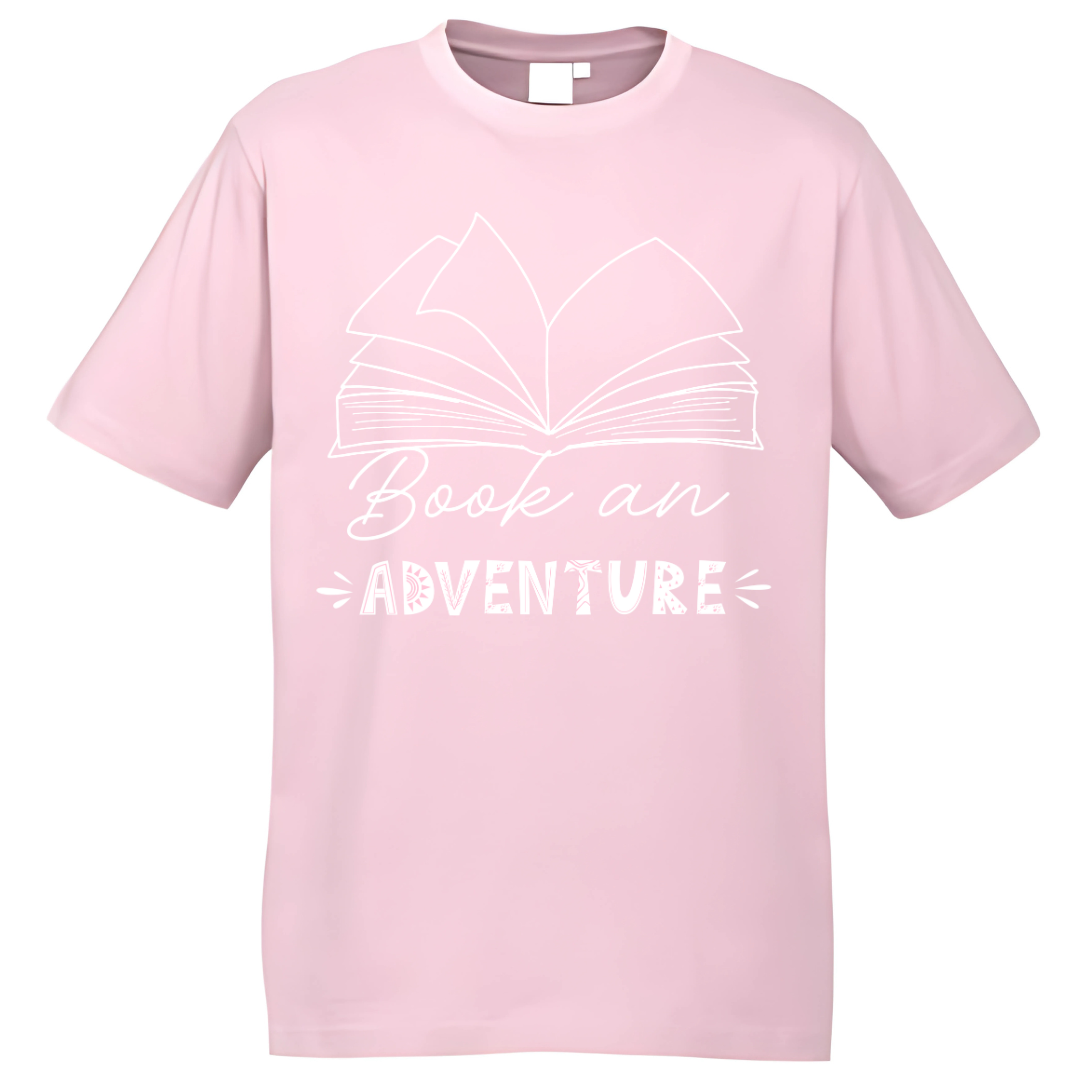 Book Week - Book an Adventure - White Outline