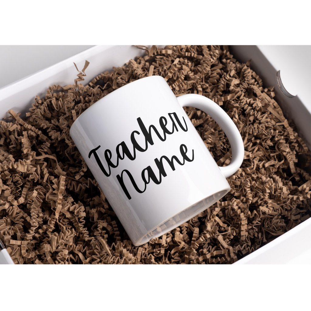 Personalised Teacher Mug - It always seems impossible until it's done.