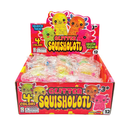 4 Pack Squisholotl Squeeze Toys
