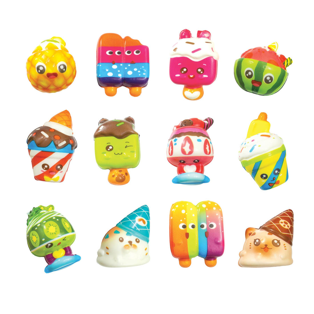 Sweet Squeeze Squishy Pals 12 Pack