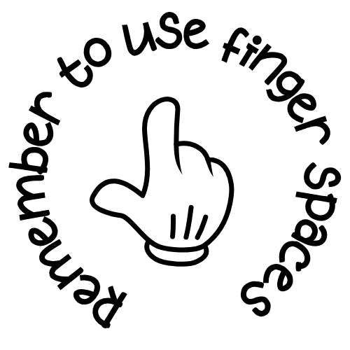 LARGE Stamp Set - 4 x Writing Feedback Stamps 30mm round