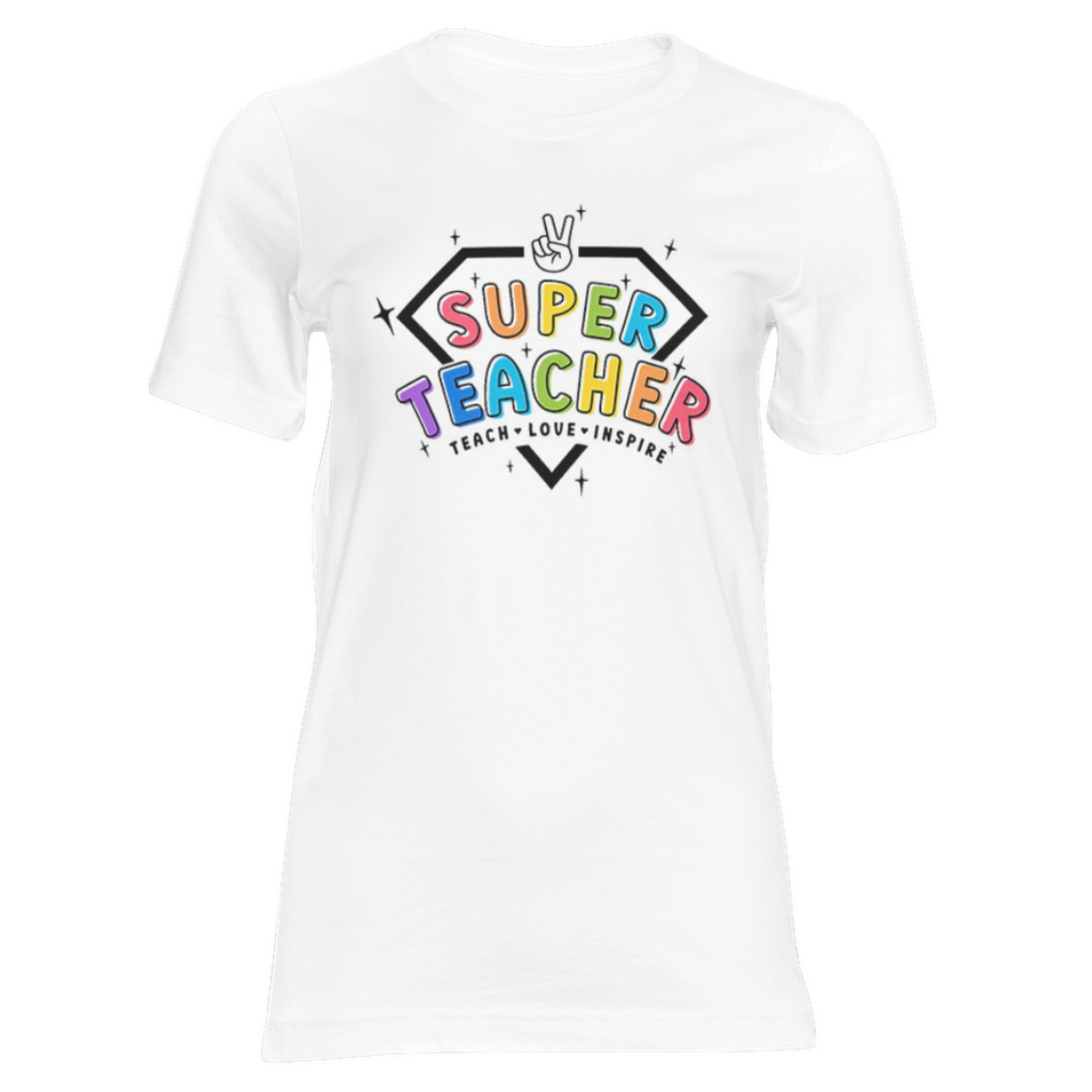 Super Teacher Iron on Transfer for T-shirts
