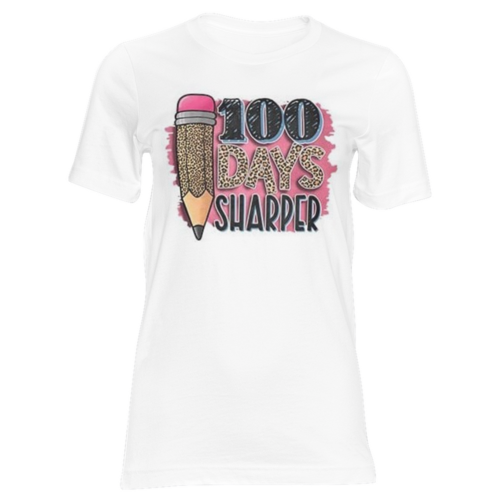 100 Days Sharper - Leopard - Iron on Transfer for T-shirts