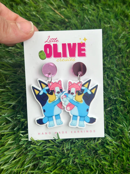 Bluey Dangle Earrings