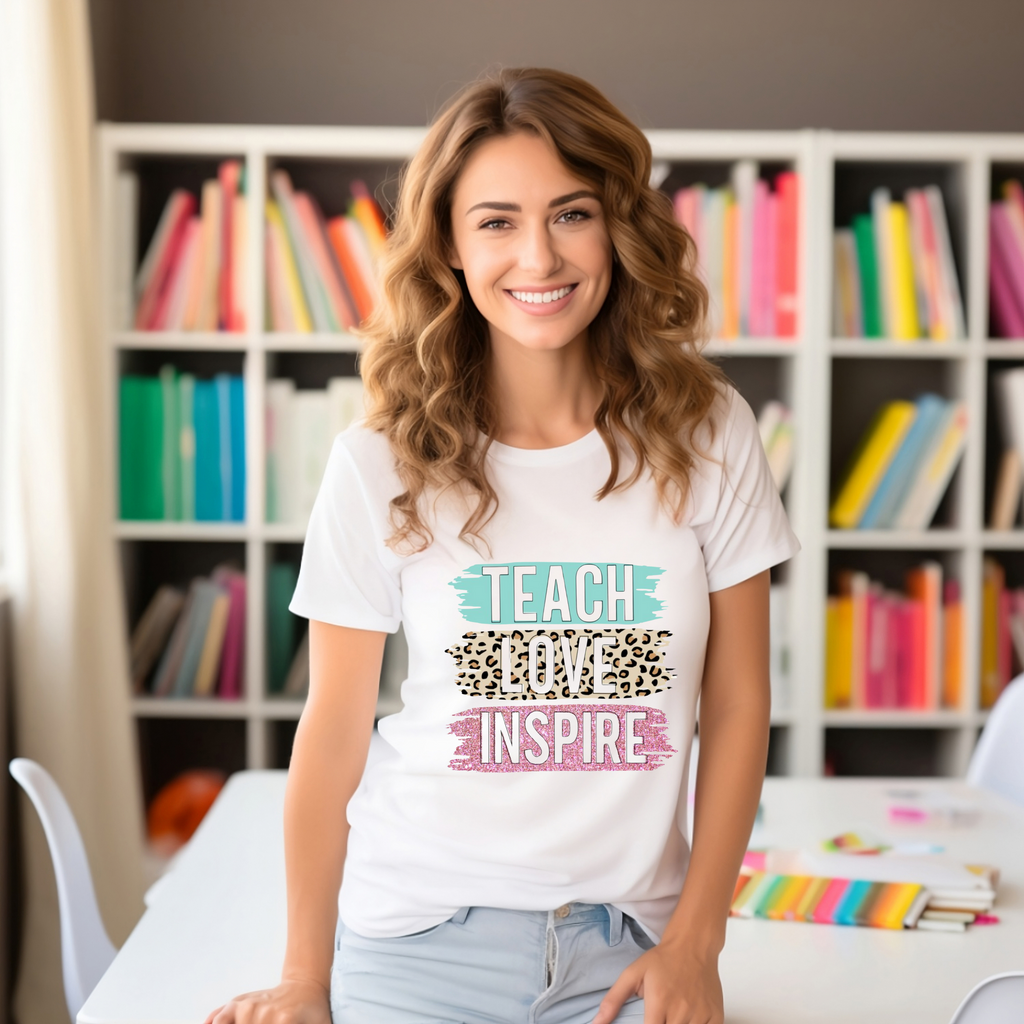 Teach Love Inspire Teacher T-shirt