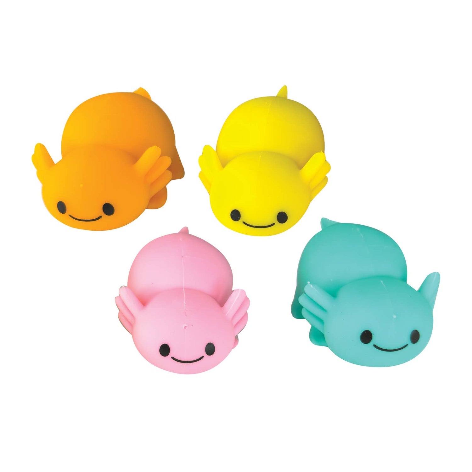 4 Pack - Sand O Lolyl Axolotyl squishy toys