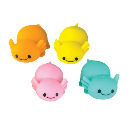 4 Pack - Sand O Lolyl Axolotyl squishy toys
