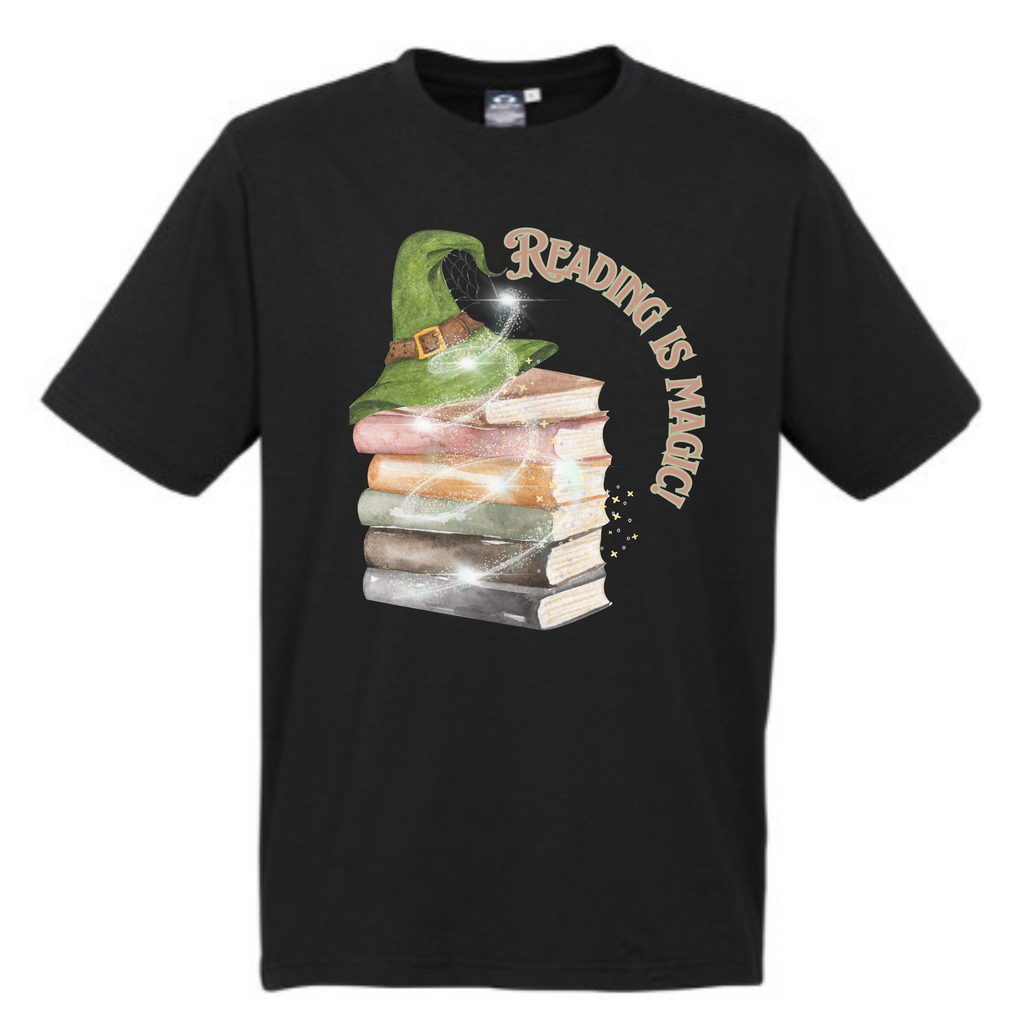 Kid's Book Week - Reading is Magic - Witches' Hat t-shirt