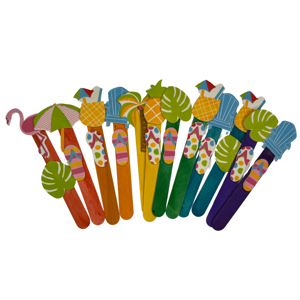 At the Beach -  Finger Spacer Sticks 12 Pack