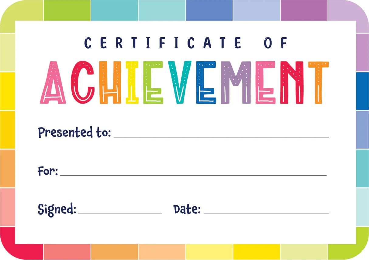 Achievement Certificates
