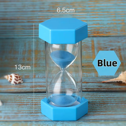 NEW Set of 6 Large Sand Timers -  1 min, 2 min, 3 min, 5 min, 10 min, 15 min