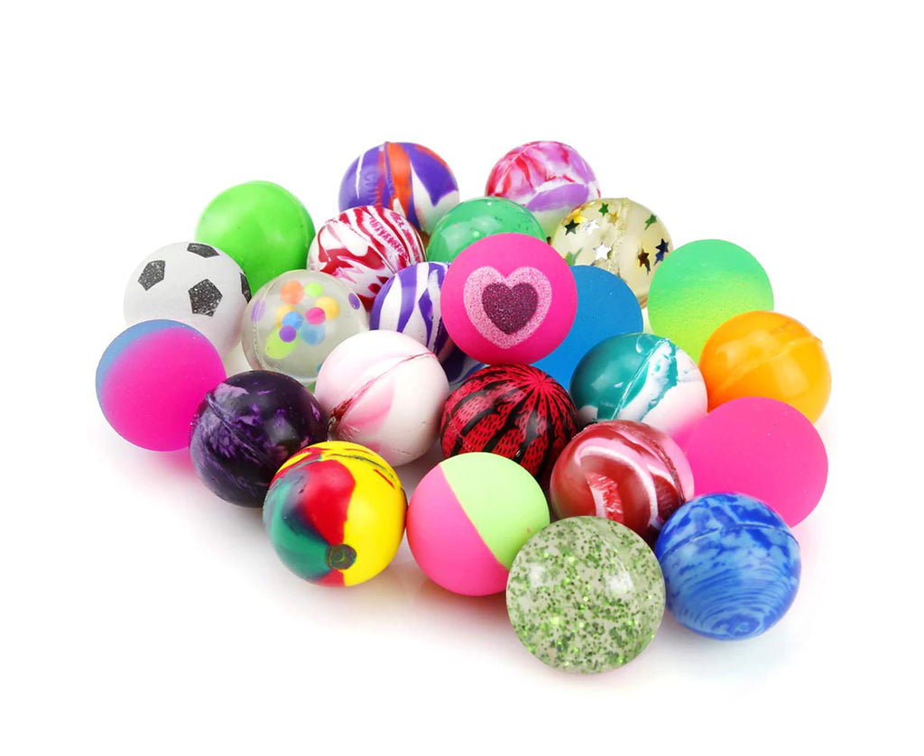 Mixed Medium Bouncy Balls 30mm