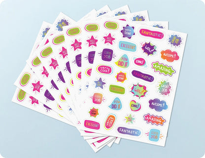 Bright Pop of Praise Bright Merit Sticker Book