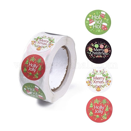 *Christmas Stickers 500 on a roll - Colourful Teacher Merit Stickers
