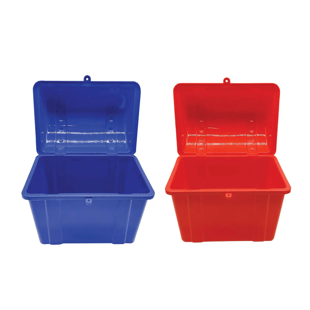 Small Prize Classroom Treasure Chest in Blue or Red