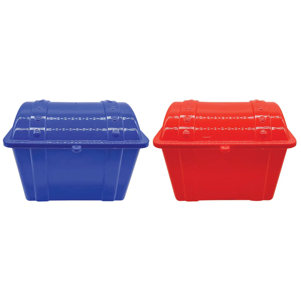 Small Prize Classroom Treasure Chest in Blue or Red