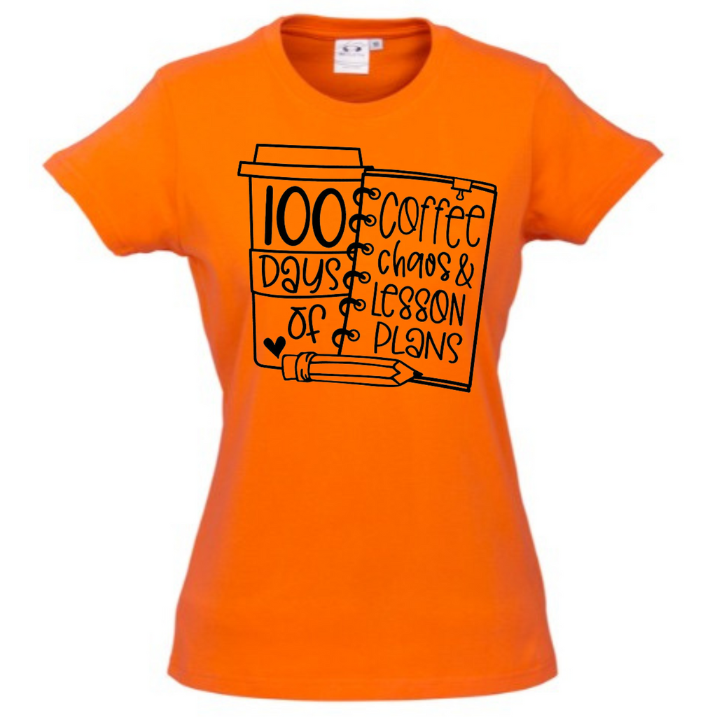 100 Days - Coffee Teacher T-shirt