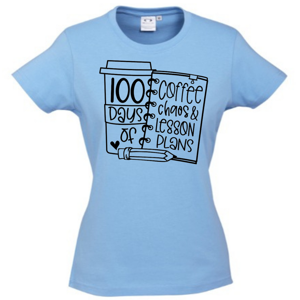 100 Days - Coffee Teacher T-shirt