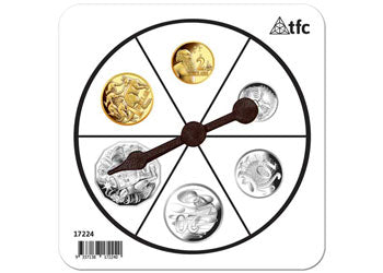 Aussie Coins Money Spinners for maths games and activities