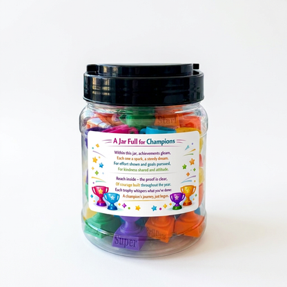 NEW!! Jar full of Colourful Champions