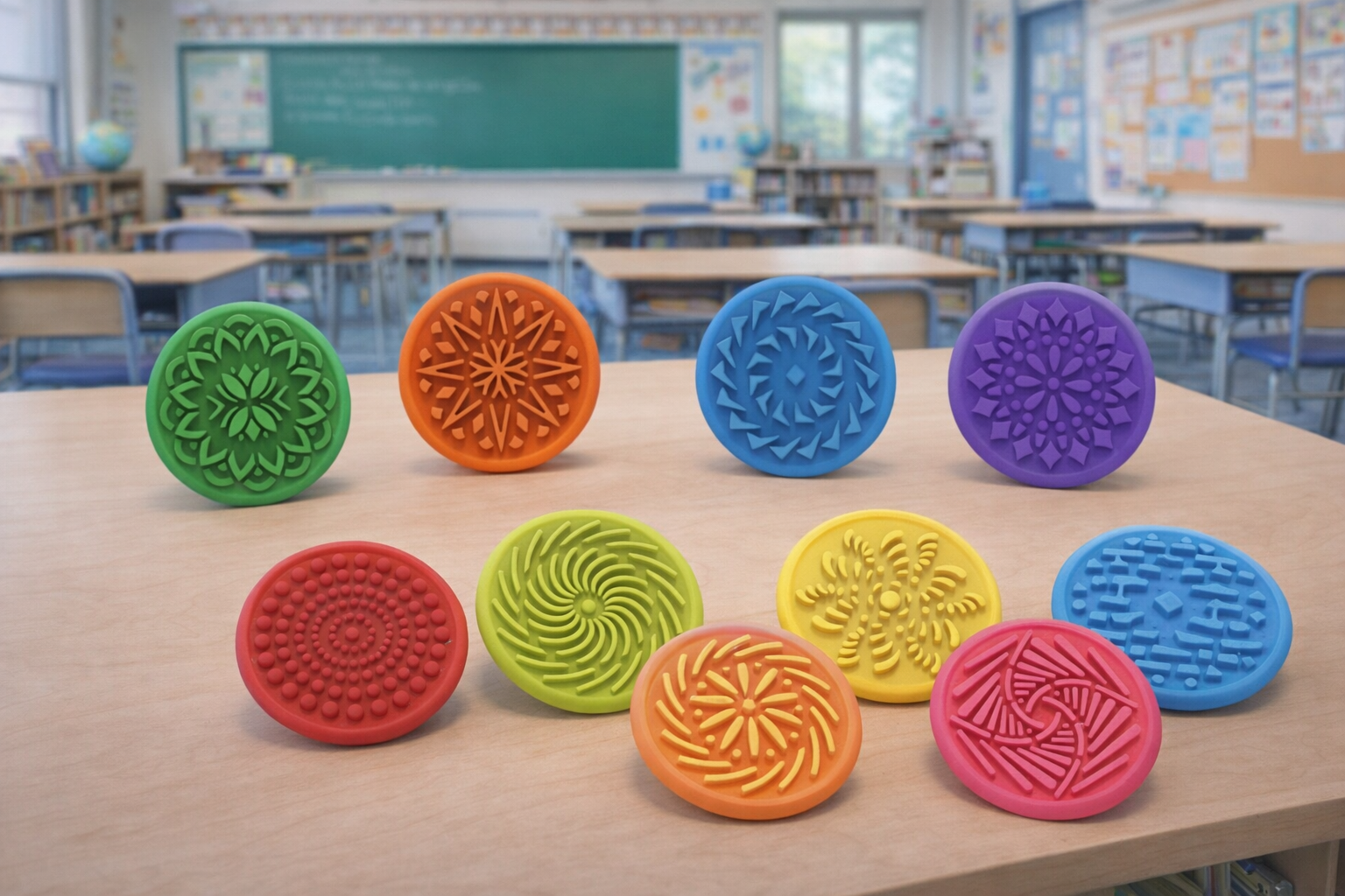 3 Pack of Sensory discs - Fidget Toys