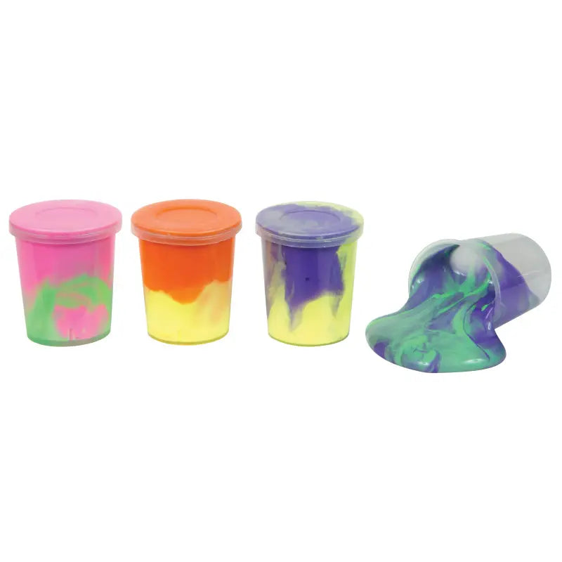 4 Pack Double Dip Neon Putty