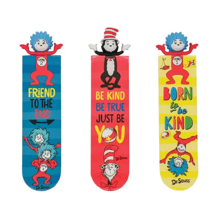 BRAND NEW!! 3D Dr Seuss Incentive Bookmarks