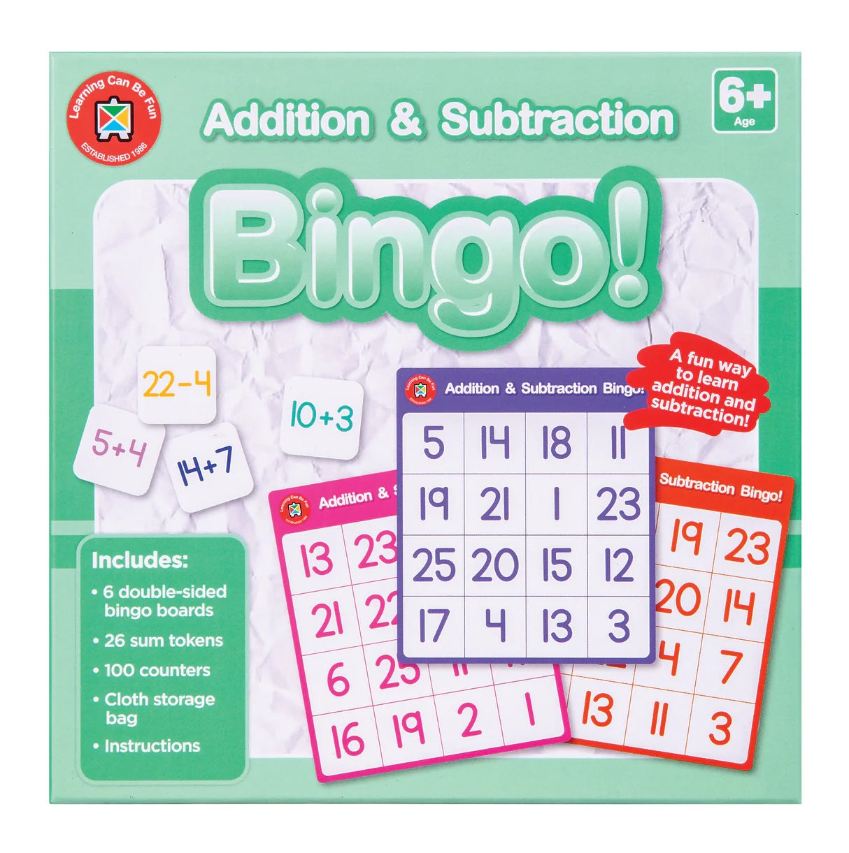 Addition and Subtraction Bingo