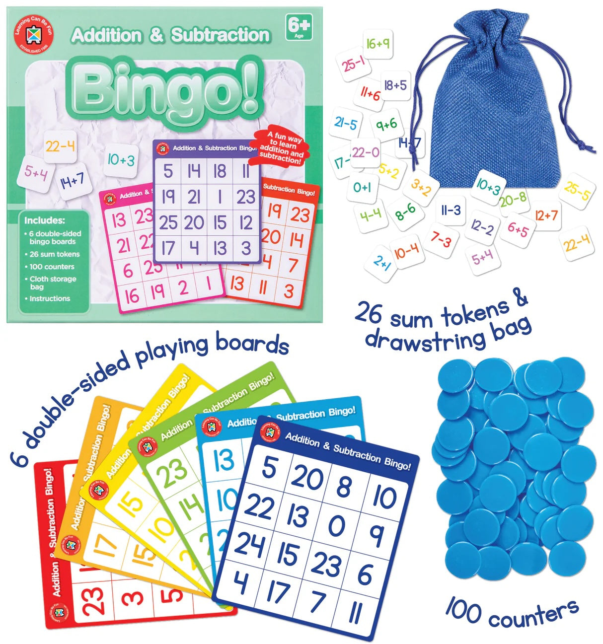Addition and Subtraction Bingo