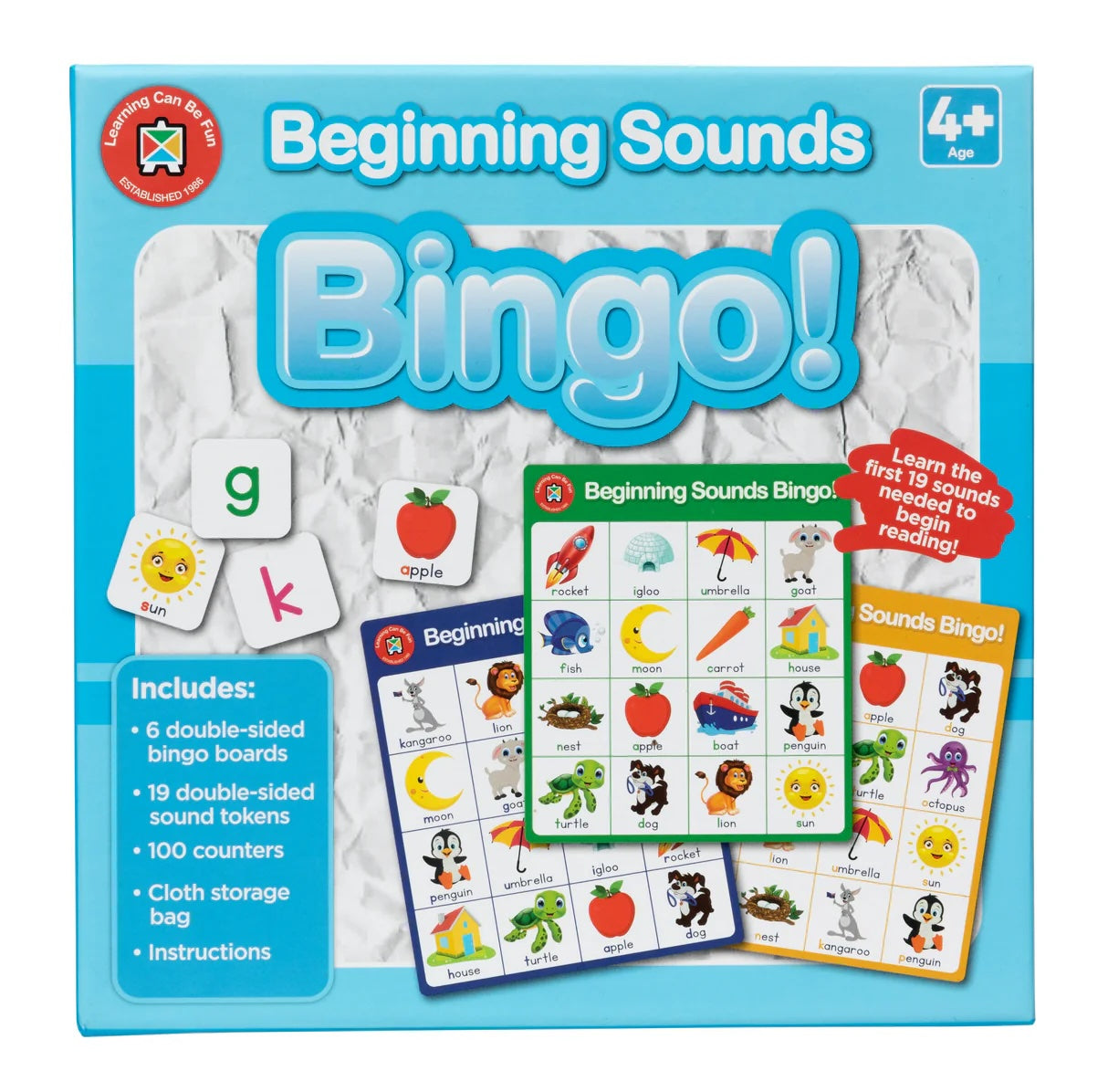 Beginning Sounds Bingo