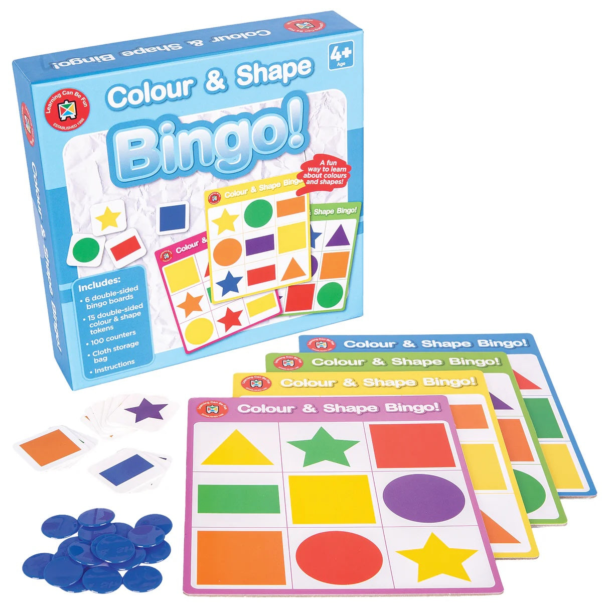 Colour and Shape Bingo