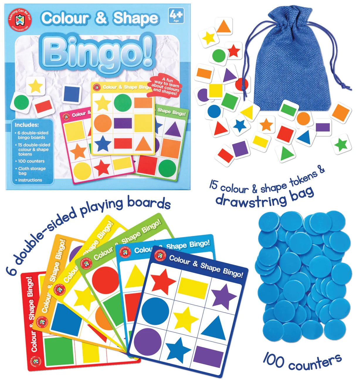 Colour and Shape Bingo