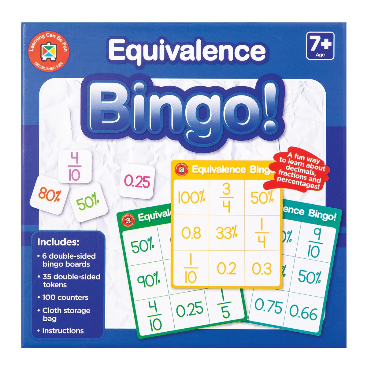 Equivalence Bingo