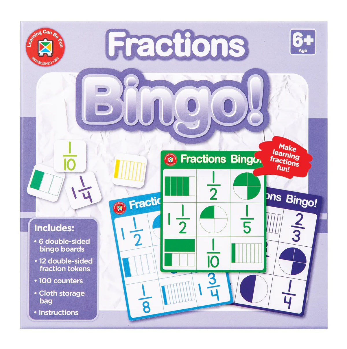 Fractions Bingo
