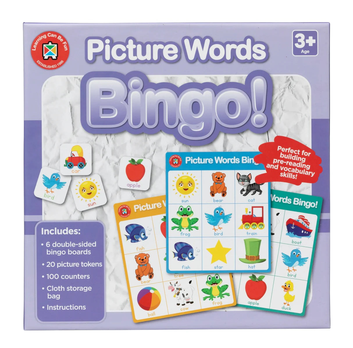Picture Words Bingo
