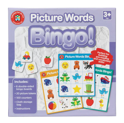 Picture Words Bingo