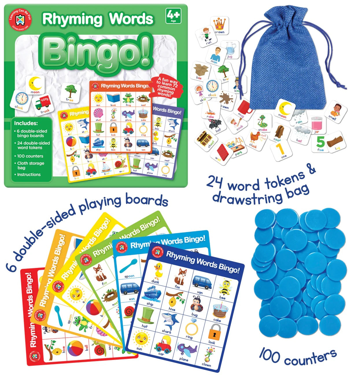 Rhyming Words Bingo