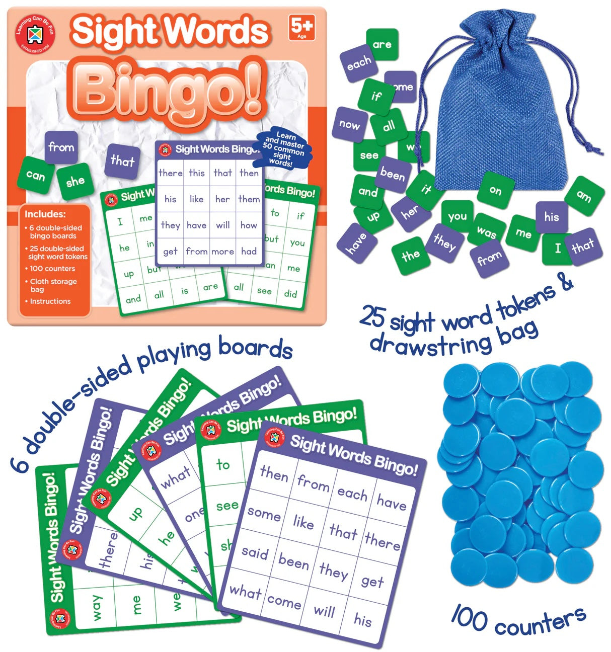 Sight Words Bingo