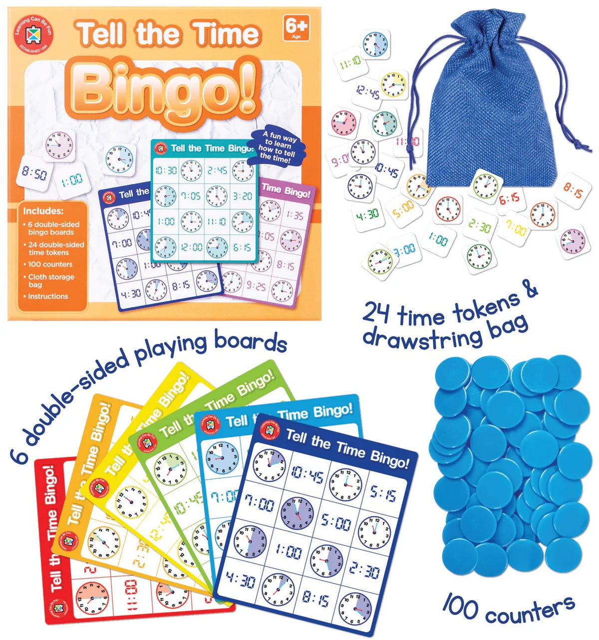 Tell the Time Bingo