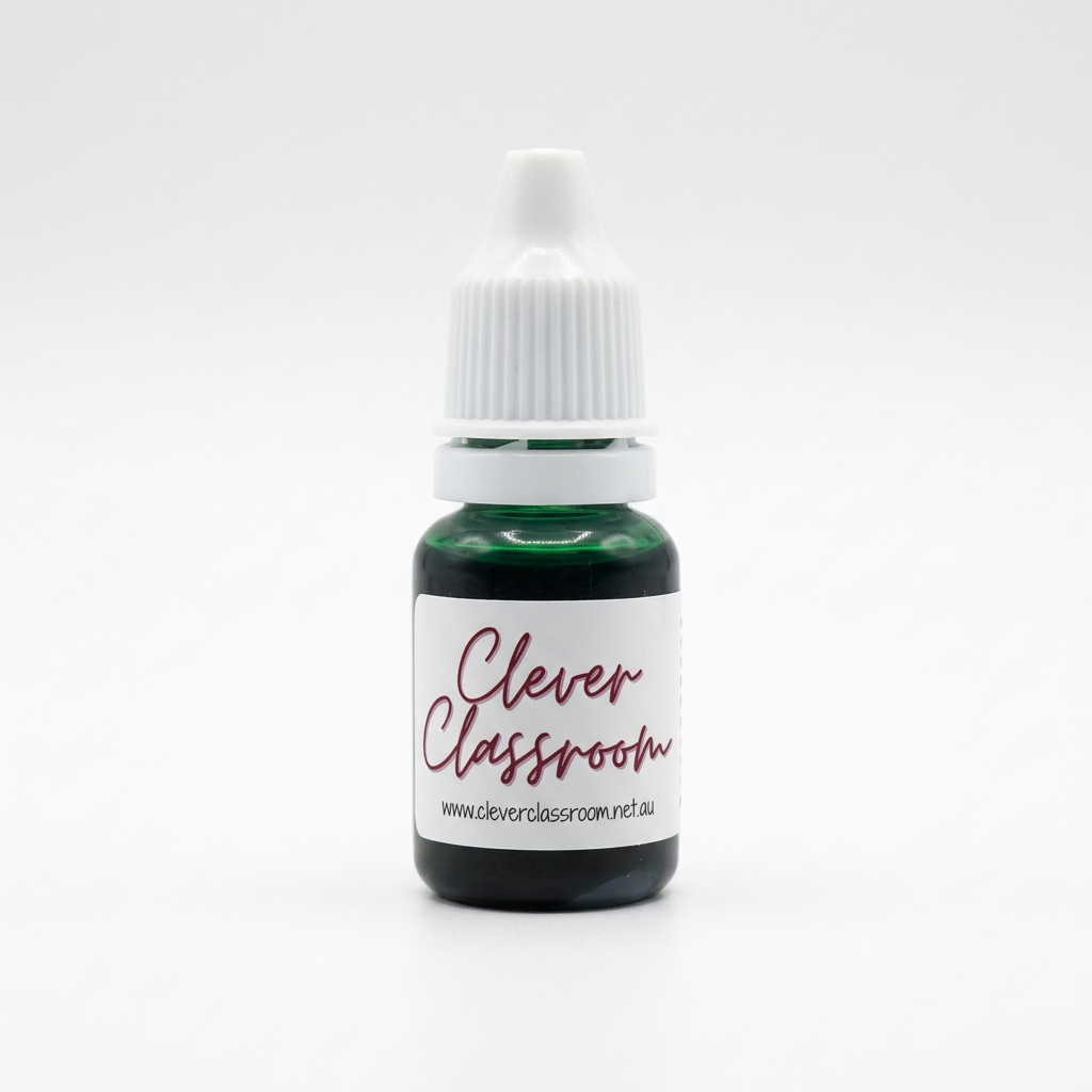 10mL oil-based ink for pre-inked stamps.