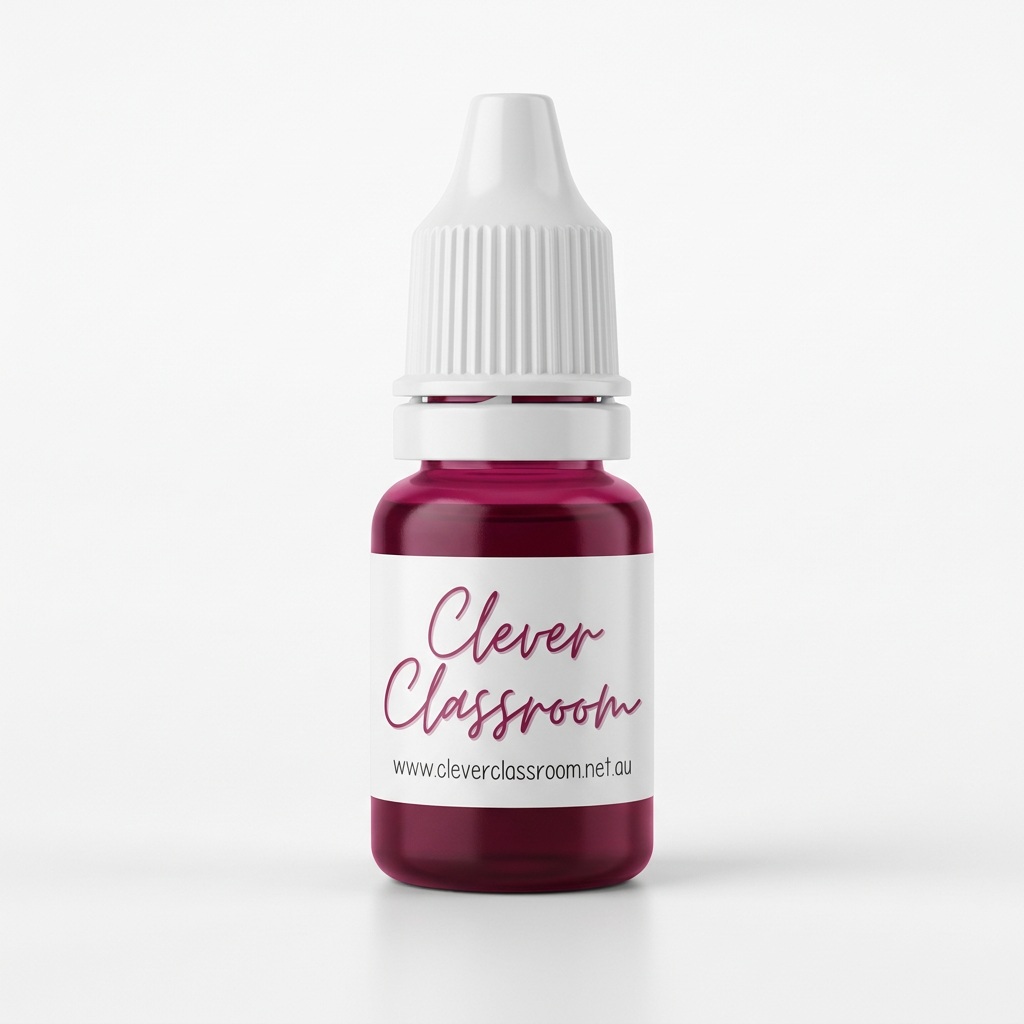 10mL oil-based ink for pre-inked stamps.